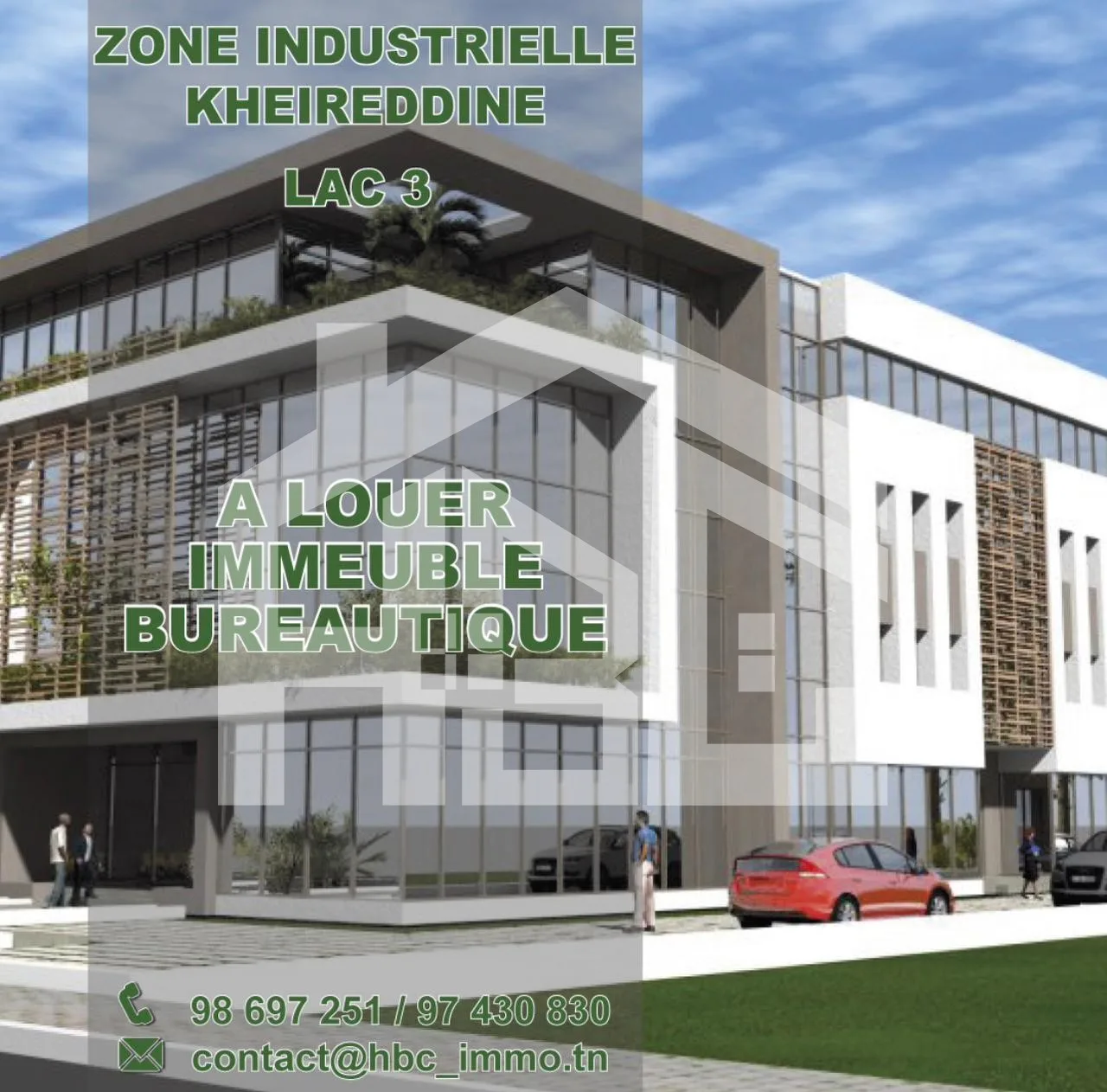 Immeuble bureautique de 3230 m² au Lac 3