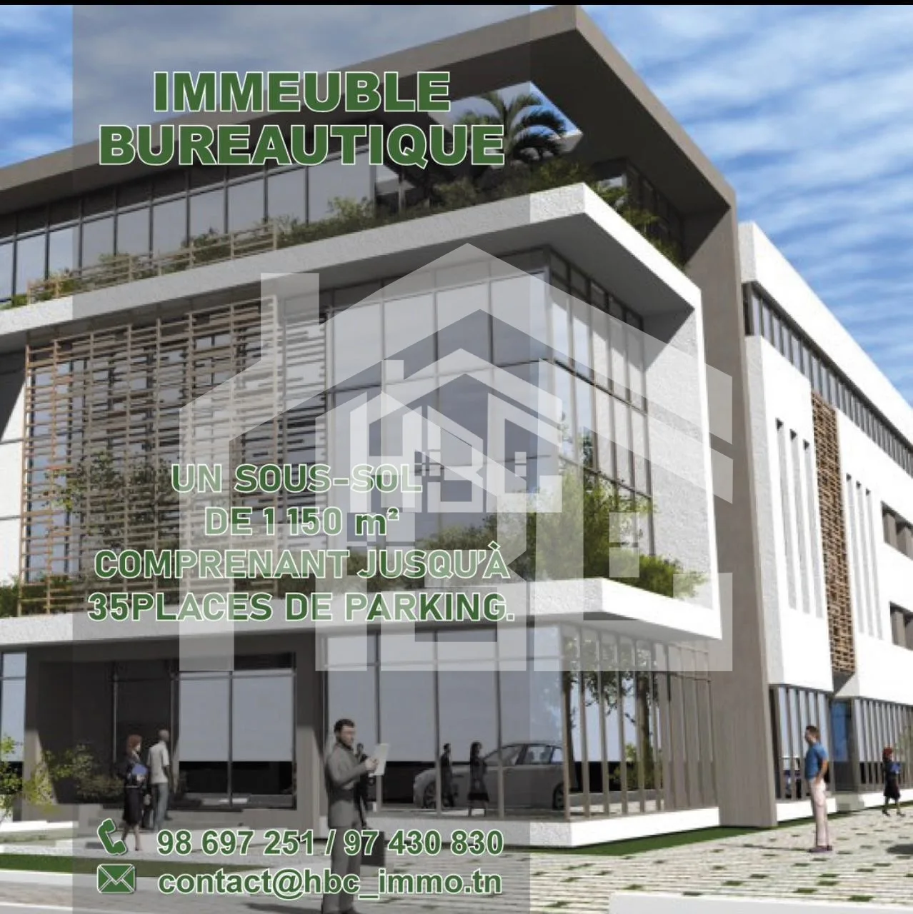 Immeuble bureautique de 3250 m² au Lac 3